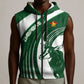 Zimbabwe Sables Afro Batik Personalized Sleeveless Zip Hoodie