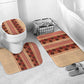 Zimbabwe Heritage Kudhinda Inspired Print Bathroom Set