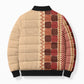 Zimbabwe Heritage Kudhinda Inspired Print Bomber Puffer Jacket