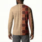 Zimbabwe Heritage Kudhinda Inspired Print Button Sweatshirt