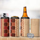Zimbabwe Heritage Kudhinda Inspired Print 4 in 1 Can Cooler Tumbler