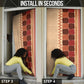 Zimbabwe Heritage Kudhinda Inspired Print Door Cover