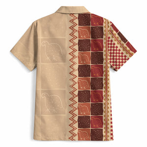 Zimbabwe Heritage Kudhinda Inspired Print Hawaiian Shirt