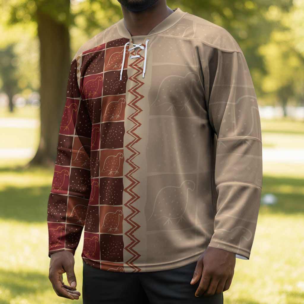 Zimbabwe Heritage Kudhinda Inspired Print Hockey Jersey