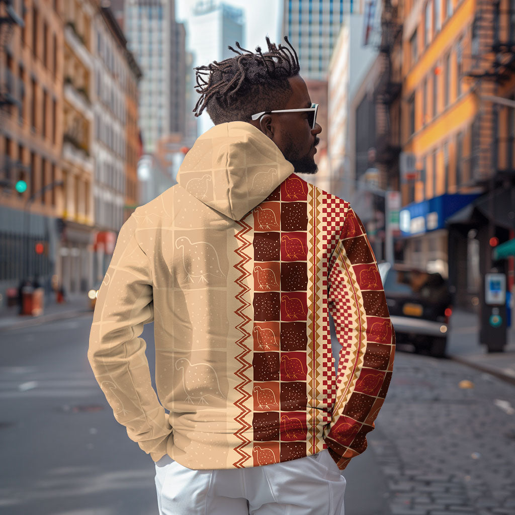 Zimbabwe Heritage Kudhinda Inspired Print Hoodie
