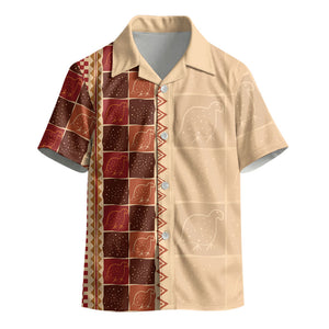 Zimbabwe Heritage Kudhinda Inspired Print Kid Hawaiian Shirt