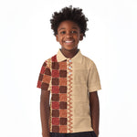 Zimbabwe Heritage Kudhinda Inspired Print Kid Polo Shirt