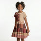 Zimbabwe Heritage Kudhinda Inspired Print Kid Short Sleeve Dress