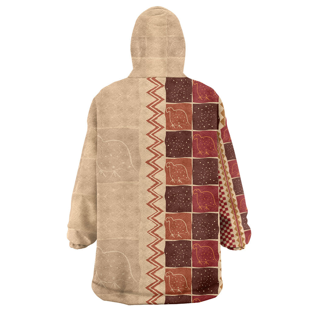 Zimbabwe Heritage Kudhinda Inspired Print Kid Wearable Blanket Hoodie