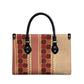Zimbabwe Heritage Kudhinda Inspired Print Leather Bag