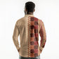 Zimbabwe Heritage Kudhinda Inspired Print Long Sleeve Polo Shirt