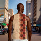 Zimbabwe Heritage Kudhinda Inspired Print Men Tank Top