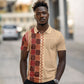 Zimbabwe Heritage Kudhinda Inspired Print Polo Shirt