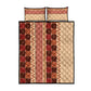 Zimbabwe Heritage Kudhinda Inspired Print Quilt Bed Set