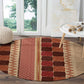 Zimbabwe Heritage Kudhinda Inspired Print Round Carpet