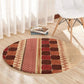 Zimbabwe Heritage Kudhinda Inspired Print Round Carpet