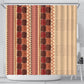 Zimbabwe Heritage Kudhinda Inspired Print Shower Curtain
