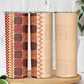 Zimbabwe Heritage Kudhinda Inspired Print Skinny Tumbler