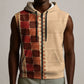 Zimbabwe Heritage Kudhinda Inspired Print Sleeveless Zip Hoodie
