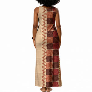 Zimbabwe Heritage Kudhinda Inspired Print Tank Maxi Dress