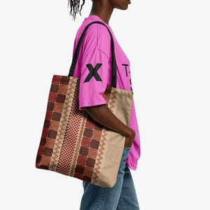 Zimbabwe Heritage Kudhinda Inspired Print Tote Bag