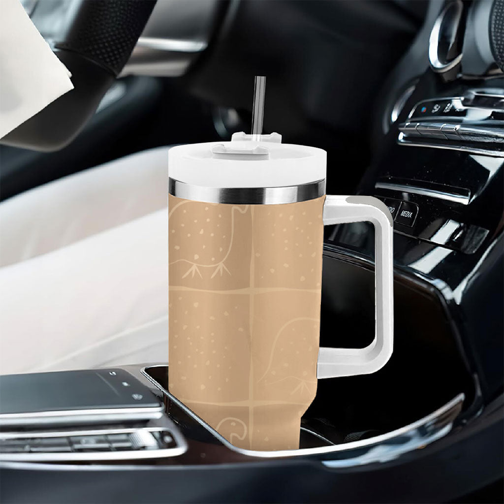 Zimbabwe Heritage Kudhinda Inspired Print Tumbler With Handle