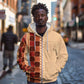 Zimbabwe Heritage Kudhinda Inspired Print Zip Hoodie