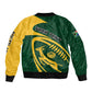 Personalised South Africa Rugby Bomber Jacket Bokke Champions Sporty Dynamics