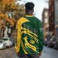 Personalised South Africa Rugby Long Sleeve Shirt Bokke Champions Sporty Dynamics LT7