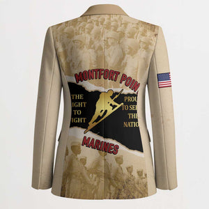Montfort Point Marines Blazer African American First To Fight Prejudice