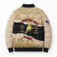 Montfort Point Marines Bomber Puffer Jacket African American First To Fight Prejudice