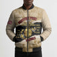 Montfort Point Marines Bomber Puffer Jacket African American First To Fight Prejudice