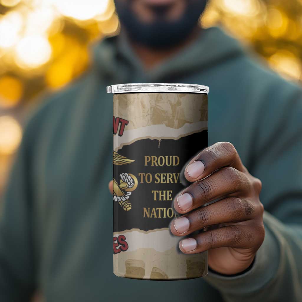 Montfort Point Marines 4 in 1 Can Cooler Tumbler African American First To Fight Prejudice