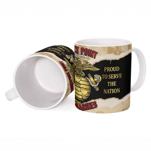Montfort Point Marines Ceramic Mug African American First To Fight Prejudice