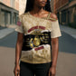 Montfort Point Marines Cross Shoulder Shirt African American First To Fight Prejudice