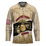 Montfort Point Marines Hockey Jersey African American First To Fight Prejudice