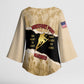 Montfort Point Marines Kimono Sleeve Blouse African American First To Fight Prejudice