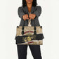 Montfort Point Marines Leather Bag African American First To Fight Prejudice