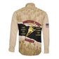 Montfort Point Marines Long Sleeve Button Shirt African American First To Fight Prejudice
