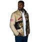 Montfort Point Marines Padded Jacket African American First To Fight Prejudice