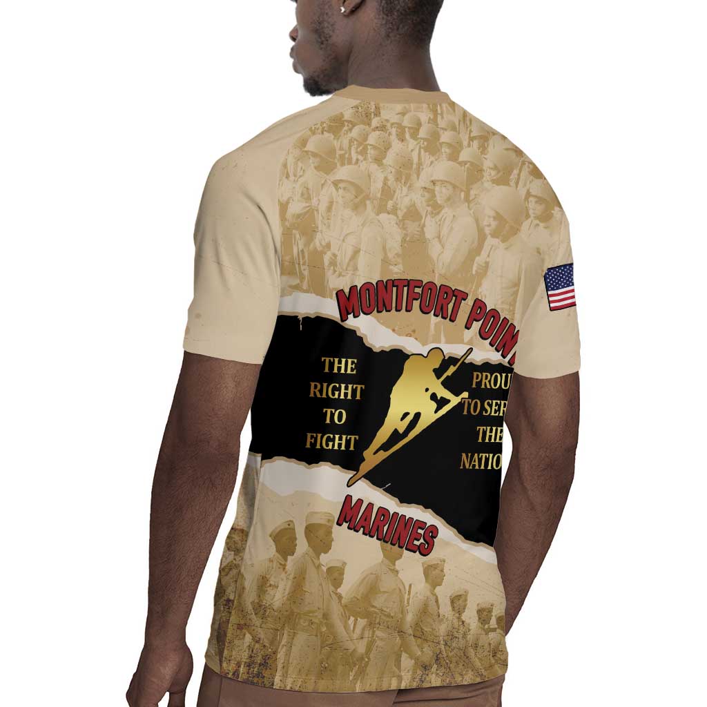 Montfort Point Marines Rugby Jersey African American First To Fight Prejudice