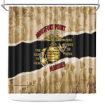 Montfort Point Marines Shower Curtain African American First To Fight Prejudice