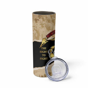 Montfort Point Marines Skinny Tumbler African American First To Fight Prejudice