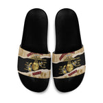 Montfort Point Marines Slide Sandals African American First To Fight Prejudice