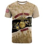 Montfort Point Marines T shirt African American First To Fight Prejudice
