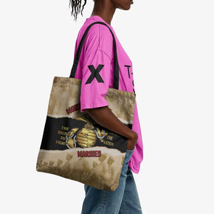Montfort Point Marines Tote Bag African American First To Fight Prejudice