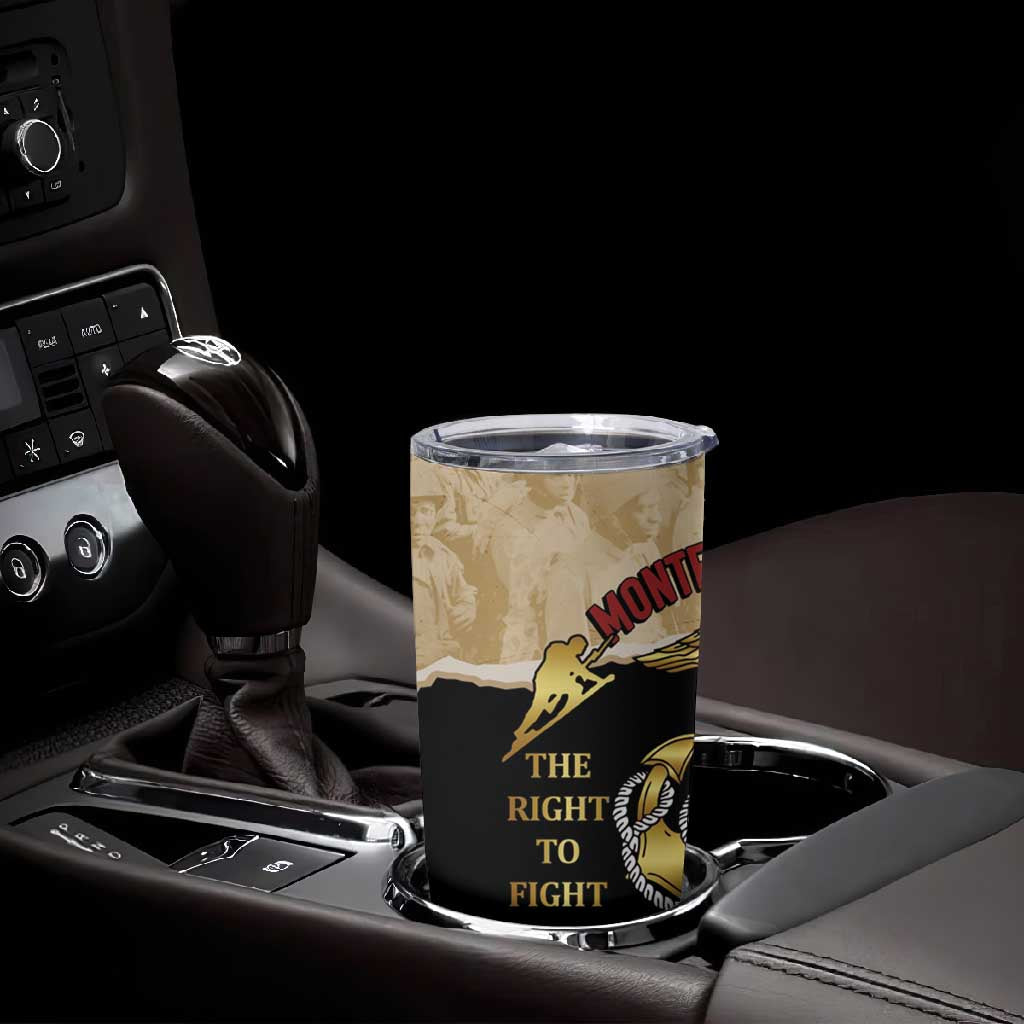 Montfort Point Marines Tumbler Cup African American First To Fight Prejudice