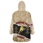 Montfort Point Marines Wearable Blanket Hoodie African American First To Fight Prejudice