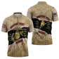 Montfort Point Marines Zipper Polo Shirt African American First To Fight Prejudice