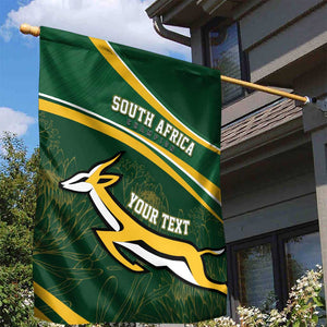 South Africa Rugby Personalized Bokke Garden Flag Springboks - Stronger Together - African Pride